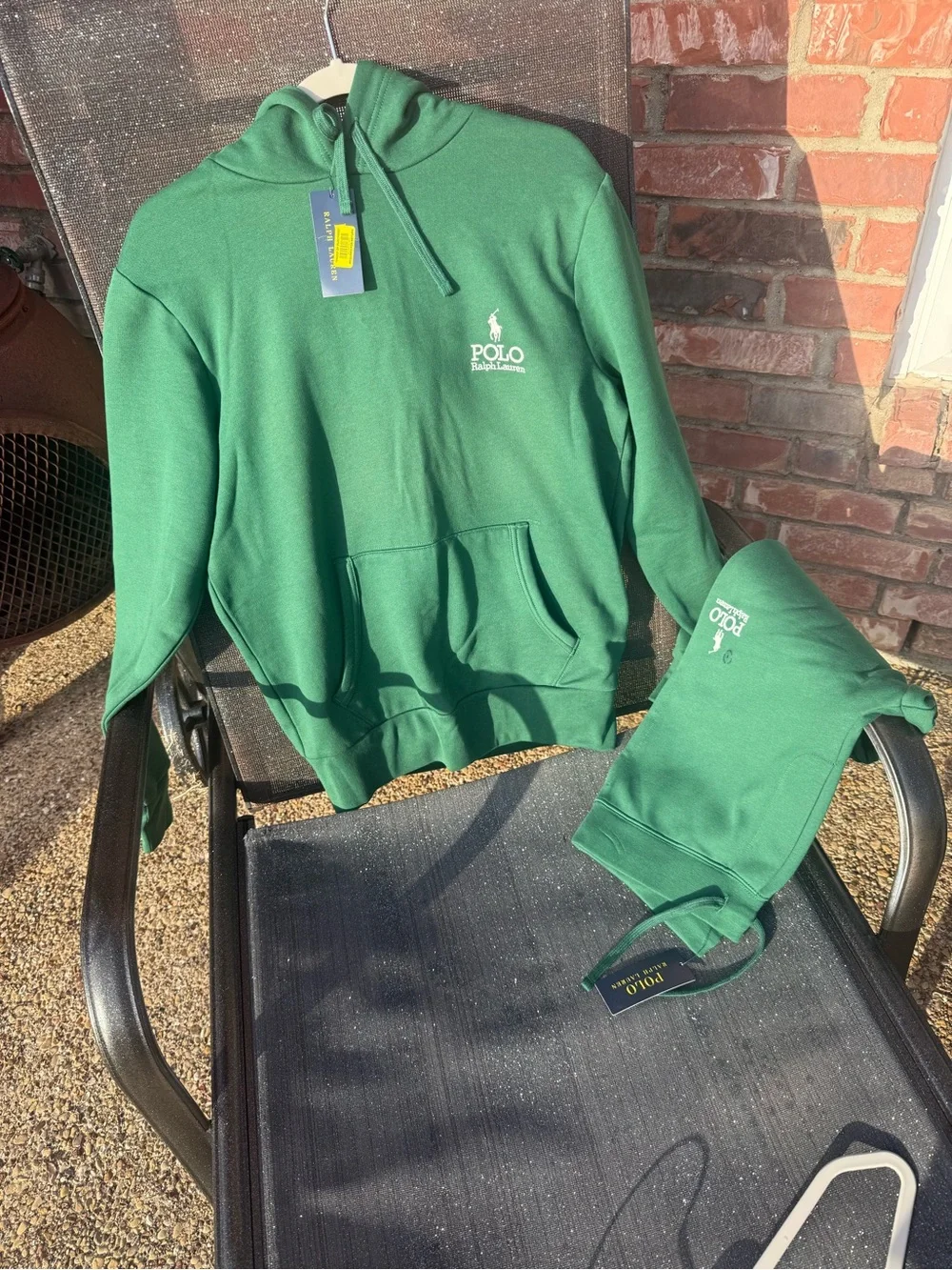 Polo by Ralph Lauren Green Performance Hoodie